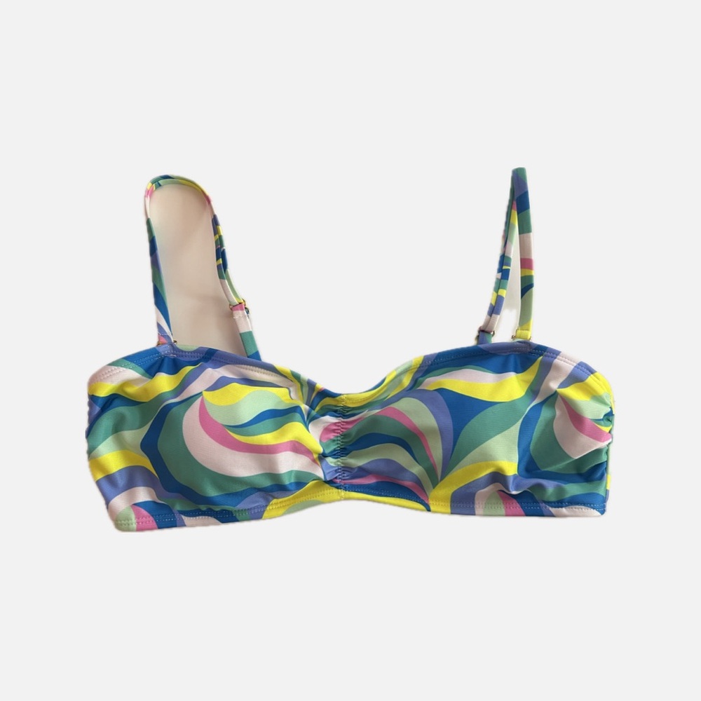 Colorful Bralette style bikini top